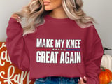 Make My Knee Great Again Orthopedic Surgery Recovery Post Op Patient Standard T-Shirt thumbnail 6