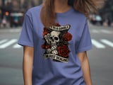 Life Is A Gamble T-Shirt, Tattoo Style Skull Roses T Shirt, Poker Cards Dice Tee, T Shirts for National Tattoo Day, Casino Luck Gambling thumbnail 5