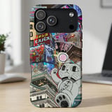 Tokyo Neon Collage Anime MagSafe® Phone Case thumbnail 3