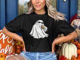 Cool Iced Coffee Ghost Tee thumbnail 1