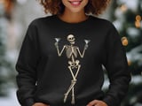 Dancing Martini Skeleton Print thumbnail 13
