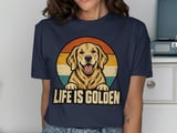 Life Is Golden Retriever Tee thumbnail 4