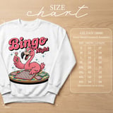 Retro Bingo Night Flamingo Sweatshirt thumbnail 5