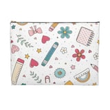Kawaii School Supplies Pattern Backpack, Aesthetic Stationery Spiral Notebook, Cute Gift Accessory Pouch for Teacher Student thumbnail 12