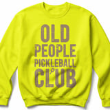 Pickleball Gildan Crewneck Sweatshirt, Old People Pickleball Club, Court Warm Up Cozy Athletic Pullover thumbnail 10