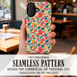 Digital Pattern, Digital Bundle, Abstract Art Print, Seamless Repeat Pattern, Colorful Shapes, Fabric Design, Commercial Use License thumbnail 6