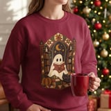 Cozy Bookish Ghost Tee thumbnail 12