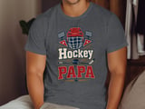 Hockey Papa Tee or Sweatshirt thumbnail 6