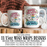 Sorry Im Late Side Quests Mug Wrap thumbnail 1