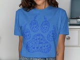 Music Notes Lion Paw Print Graphic T-Shirt thumbnail 10