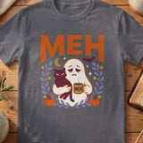 Meh Ghost Coffee Tee thumbnail 4