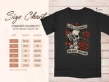 Life Is A Gamble T-Shirt, Tattoo Style Skull Roses T Shirt, Poker Cards Dice Tee, T Shirts for National Tattoo Day, Casino Luck Gambling thumbnail 2