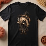 Moody Witch with Black Cat Tee thumbnail 5