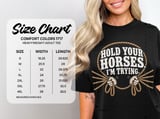 Hold Your Horses I'm Trying Tee thumbnail 2