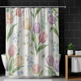 Digital Floral Pattern, Digital Bundle, Watercolor Flowers, Tulip, Daisy, Forget Me Not, Spring Flowers, Seamless Pattern, Commercial Use thumbnail 12