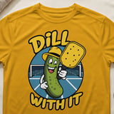 Pickleball Sport-Tek Performance Tee, Dill With It, Breathable Moisture-Wicking Court Apparel thumbnail 3