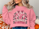 Faux Patchwork Stronger Together Tee thumbnail 19