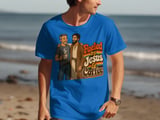 Fueled by Jesus & Coffee T-Shirt | Retro Christian Faith Tee Vintage Jesus Lover Gift for Him Her Spiritual Coffee Lover Apparel thumbnail 9