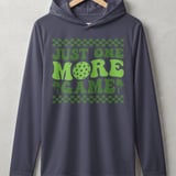 Pickleball Sport-Tek Performance Hood, Just One More Game, Lightweight Hoodie thumbnail 2