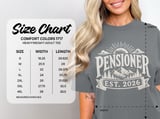 Pensioner Est. 2026 Mountain Escape T-Shirt thumbnail 6