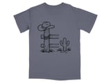 Ranch Gate Cowboy Hat T-Shirt thumbnail 2
