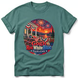 Gogh Red White Blue ~ Comfort Colors Premium Tee thumbnail 8