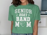 Senior 2027 Band Mom Heart Graphic T-Shirt thumbnail 8