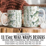 Fish Pattern Digital, Sea Shells Pattern Digital Bundle, Nautical Pattern Design, Sea Life Illustration, PNG JPG Files, Commercial Use thumbnail 4