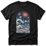 Firework Wave ~ Comfort Colors Premium Tee thumbnail 1