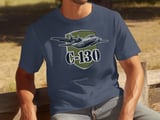 C-130 Hercules Aircraft T-Shirt | Military Plane Tee for Air Force Veteran & Aviation Enthusiast Gift | Pilot Crew Shirt thumbnail 4