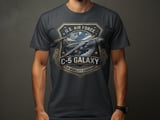 C-5 Galaxy T-Shirt, Air Force Military Aircraft Tee, Retro Aviation Patch Shirt, Cargo Plane Graphic Top, US Veteran Gift for Him thumbnail 7