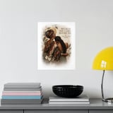Black Mother Daughter Poster, Framed Wall Art Print, Because She Came Before Me Quote, African American Matriarch Art, Mother's Day Gift thumbnail 11