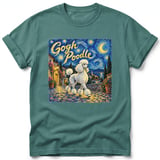 Gogh Poodle ~ Comfort Colors Premium Tee thumbnail 8