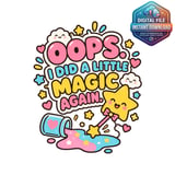 Oops I Did A Little Magic Digital Mug Wrap thumbnail 2