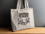 Bookish Teacher Tote Bag thumbnail 2