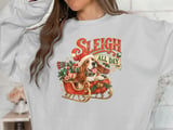 Sleigh All Day Basset Hound Tee thumbnail 10