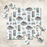 Digital Pattern, Fish, Crab, Driftwood, Sea Glass, Digital Paper, Repeat Pattern, Seamless Pattern, Fabric Design, Digital Bundle thumbnail 7