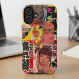 Retro Anime Collage MagSafe® Phone Case thumbnail 6