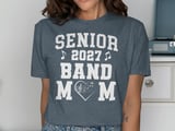 Senior 2027 Band Mom Heart Graphic T-Shirt thumbnail 11