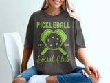 Pickleball Comfort Colors Shirt, Pickleball Est. 1984 Social Club, Vintage Graphic Tee thumbnail 3