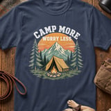 Camp More Worry Less Vintage Tee thumbnail 6