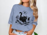 Bookish Black Cat Tee thumbnail 10