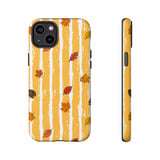 Autumn Leaves Fall Phone Case & Tote Bag, Cozy Rustic Pinecone Acorn Pattern, Seasonal Thanksgiving Gift thumbnail 18