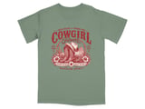 Vintage Western Spirit Cowgirl T-Shirt thumbnail 1