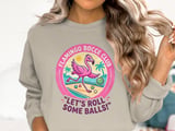 Flamingo Bocce Club Sweatshirt thumbnail 1