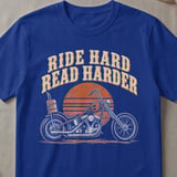 Ride Hard Read Harder Tee thumbnail 1