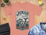 Jonah Had One Job T-Shirt, Funny Christian Humor Tee, Vintage Bible Story Apparel, Religious Faith Nautical Graphic Shirt Gift thumbnail 10