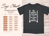 Keep Calm Blame the Reed Clarinet Tee thumbnail 7