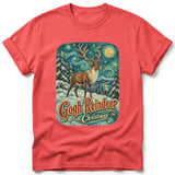 Gogh Reindeer ~ Comfort Colors Premium Tee thumbnail 3