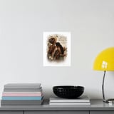 Black Mother Daughter Poster, Framed Wall Art Print, Because She Came Before Me Quote, African American Matriarch Art, Mother's Day Gift thumbnail 12